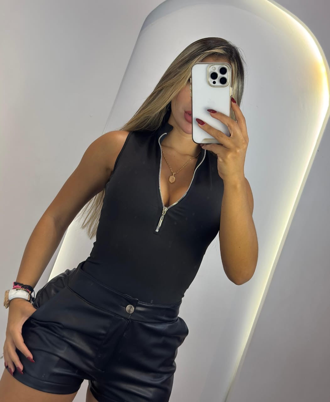Body Zipper Fit – Negro