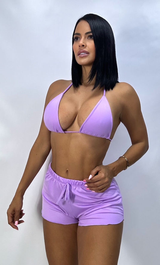 PIJAMA SUMMER VIBES MORADO